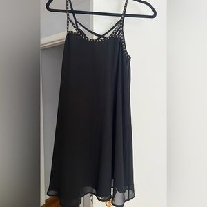 Forever 21 Black dress with gold accents